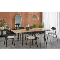 Halmar Edmondo раскладной 160-240/90/75 (дуб/черный) Image #2