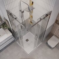 Grossman Classic 100x100x195 300.K33.04.1010.10.00 (хром/прозрачное стекло) Image #10