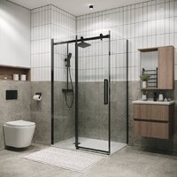 Grossman Classic 140х100х195 120.K33.04.1410.42.00 (графит сатин/стекло прозрачное) Image #7