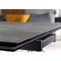 Signal Salvadore Ceramic 160/240x90 (серый мрамор/черный матовый) Image #5