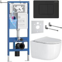 Roxen Vortex Tornado в комплекте с инсталляцией StounFix Dual Fresh 6 в 1 868604 (кнопка: оружейная сталь матовая) Image #1