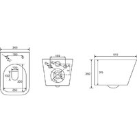 Berges Wasserhaus Floe S Rimless 043243 (с сиденьем) Image #5