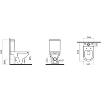 AM.PM Spirit FlashClean C708600WH (без сиденья) Image #3