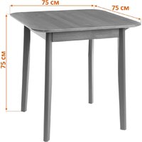 TetChair Sonata Lux 75x75x75 (антик/черный) Image #7