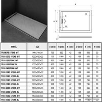 WeltWasser TRS 12090 Stone-WT 120x90 Image #2