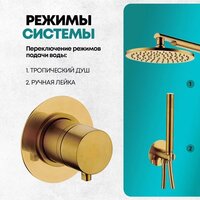 Grocenberg GB5090 (золотой брашированный) Image #4