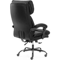 TetChair Chief metalBL кожзам/ткань (черный/черный стеганный) Image #4