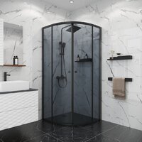 Niagara Eco NG-1007-14T 90x90x190 (черный/стекло тонированное) Image #2