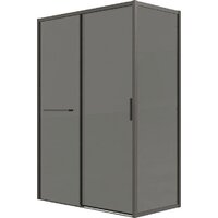 Grossman Style 100x90x195 120.K33.05.1090.21.10 (черный матовый/тонированное стекло)