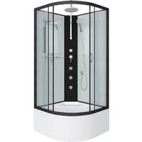 Niagara Classic NG-6709-14BKTG 100x100x200 (прозрачное стекло/черный) Image #1