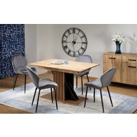 Halmar Fabiano раскладной 135-175/75 (дуб вотан/черный) Image #2