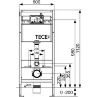 Lauter Square 214903 + TECE Kit 9400413 с кнопкой (белый) Image #21