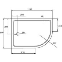 Cezares TRAY-S-RH-120/90-550-13-W-L Image #3
