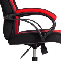 TetChair Pilot флок/ткань (черный/черный/красный) Image #21