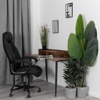 TetChair Boss metalBL кожзам (черный, 36-6) Image #15