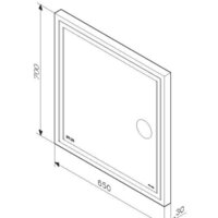 AM.PM Зеркало Gem 65 M91AMOX0653WG Image #2