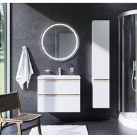 AM.PM Круглое зеркало с контурной LED-подсветкой M85AMOX0801WG Image #2