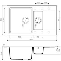 Omoikiri Daisen 86-2-PA (пастила) Image #7