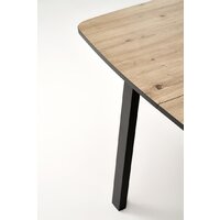 Halmar Barril 130-170/80/74 (дуб артизан/черный) Image #11