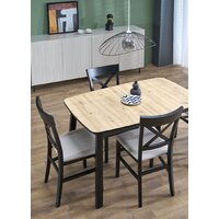 Halmar Barril 130-170/80/74 (дуб артизан/черный) Image #6