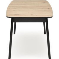 Halmar Barril 130-170/80/74 (дуб артизан/черный) Image #16