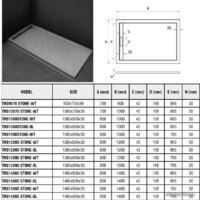 WeltWasser TRS 10090 Stone-WT 100x90 Image #2