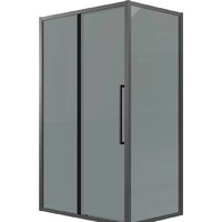 Grossman Cosmo 120x90x195 120.K33.02.1290.21.10 (черный матовый/тонированное стекло) Image #1