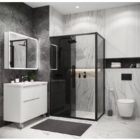 Grossman Cosmo 120x90x195 120.K33.02.1290.21.10 (черный матовый/тонированное стекло) Image #8