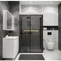 Grossman Cosmo 120x90x195 120.K33.02.1290.21.10 (черный матовый/тонированное стекло) Image #7