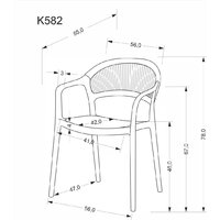 Halmar K582 (черный/натуральный) Image #12