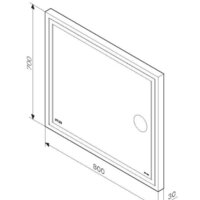 AM.PM Зеркало Gem 80 M91AMOX0803WG Image #2