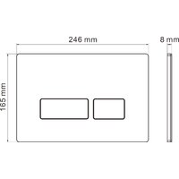 Roxen Antares в комплекте с инсталляцией StounFix Dual Fresh 6 в 1 570840 (кнопка: белый глянец) Image #20