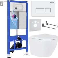 Roxen Antares в комплекте с инсталляцией StounFix Dual Fresh 6 в 1 570840 (кнопка: белый глянец) Image #1