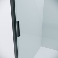 Grossman Style 110x70x195 120.K33.05.1170.21.00 (черный матовый/прозрачное стекло) Image #3