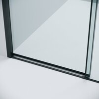 Grossman Style 110x70x195 120.K33.05.1170.21.00 (черный матовый/прозрачное стекло) Image #5