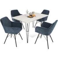 Sheffilton SHT-DS218 (бетон голубой/синий пепел/черный муар)