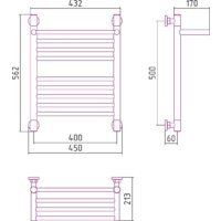 Сунержа Богема с полкой+ 500x400 00-0223-5040 Image #3