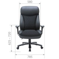 CHAIRMAN CH414 (экокожа/ткань черный) Image #4