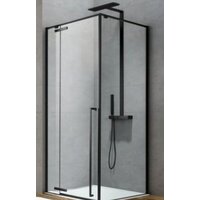 Aquanet Ideal AE-AXC94MB-S-B (прозрачное стекло)