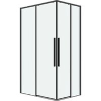 Grossman Galaxy 90x80x195 300.K33.01.9080.42.00 (графит сатин/прозрачное стекло)