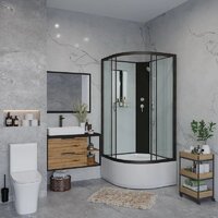 Niagara Classic NG-6709-14BK 100x100x200 (прозрачное стекло/черный) Image #6