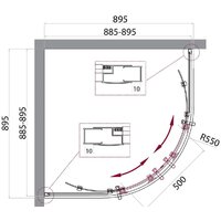 BelBagno UNO-195-R-2-90-P-NERO Image #4