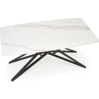 Halmar Alfredo 160-240/91/76 (белый мрамор/черный) Image #16