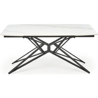 Halmar Alfredo 160-240/91/76 (белый мрамор/черный) Image #15