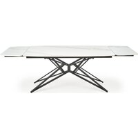 Halmar Alfredo 160-240/91/76 (белый мрамор/черный) Image #14