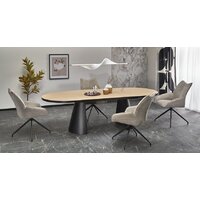 Halmar Giacomo раскладной 180-240/100/76 (натуральный/черный)