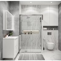 Grossman Cosmo 120x90x195 120.K33.02.1290.10.00 (хром/прозрачное стекло) Image #7