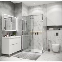 Grossman Cosmo 120x90x195 120.K33.02.1290.10.00 (хром/прозрачное стекло) Image #8