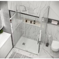 Grossman Cosmo 120x90x195 120.K33.02.1290.10.00 (хром/прозрачное стекло) Image #9