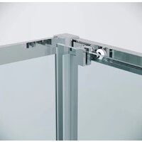 Grossman Cosmo 120x90x195 120.K33.02.1290.10.00 (хром/прозрачное стекло) Image #4